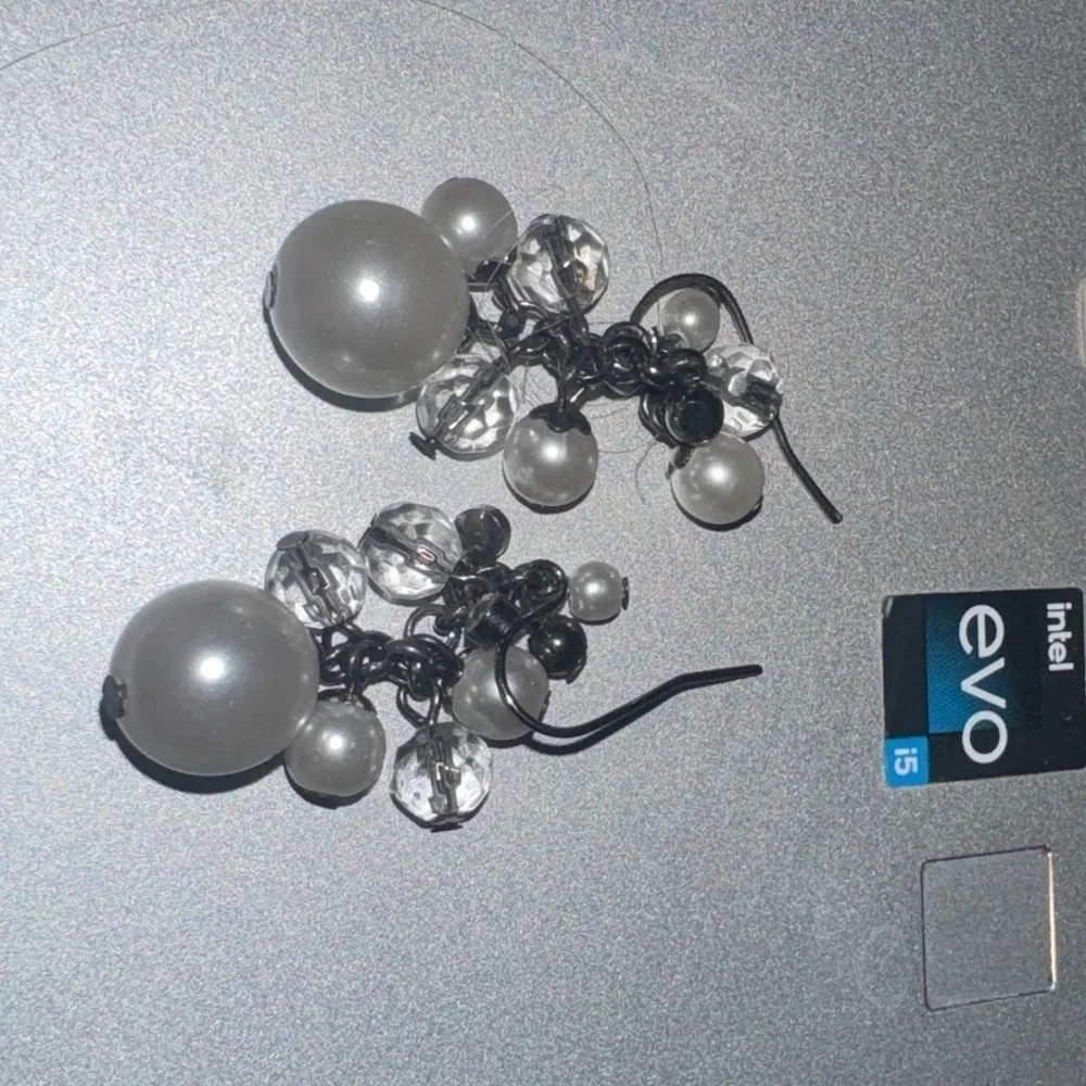 Silver earrings